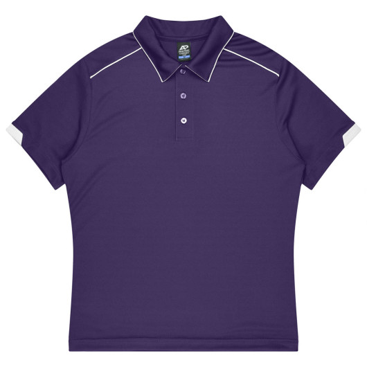 Hamilton Mens Polos Purple White